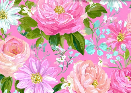 Pretty pink floral